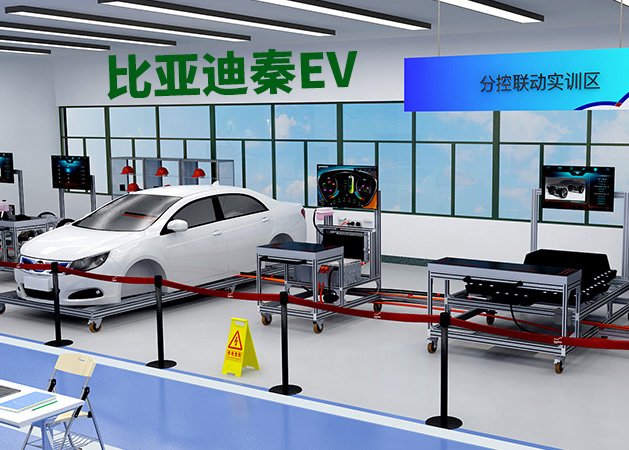 比亞迪秦EV.新能源分控聯(lián)動(dòng)式系統(tǒng)實(shí)訓(xùn)室